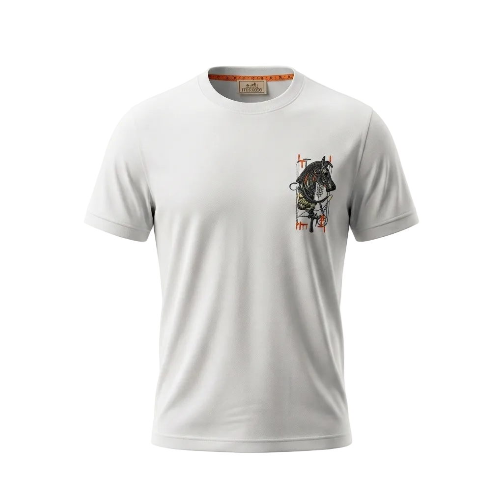 Hermes Short-sleeve crewneck t-shirt in cotton